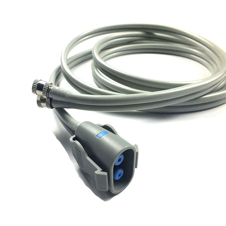 GE/NIBP Air Hose Tube Connector for Nihon Kohden Adult/Child S902 NIBP adapter Blood Pressure Cuff Extension dual double bp tube Tube Air NIBP Hose