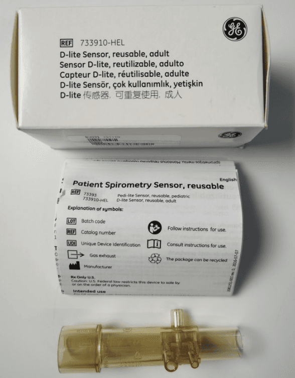 GE Original Ohmeda D-lite Sensor reusable adult REF：733910-HEL