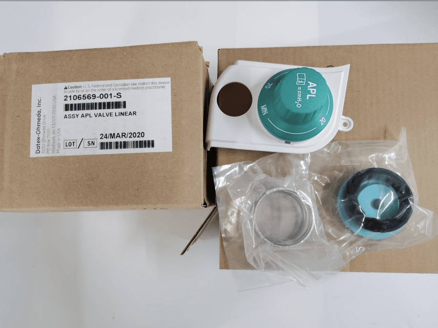 GE Original Datex-Ohmeda, ASSY APL VALVE LINEAR, For AESPIRE 7100. REF: 2106569-001-S or M1175511-S