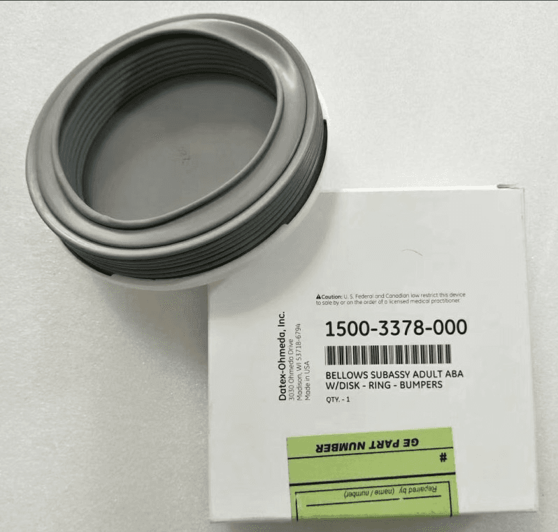 GE Original Datex-Ohmeda, BELLOWS SUBASSY ADULT ABA W/DISK-RING-BUMPERS.REF: 1500-3378-000